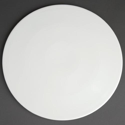 Olympia Whiteware Rimless Pizza Plate - 330mm (Box 6)