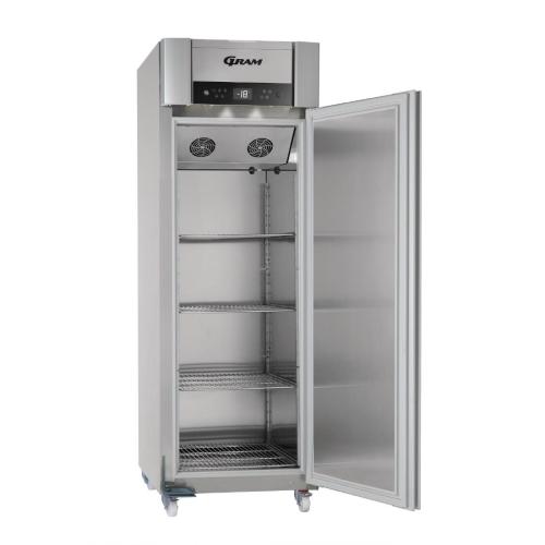 Gram Superior F72 RAG C1 4S 1 Door 610Ltr Cab Freezer (Silv Ext Alu In)(Direct)