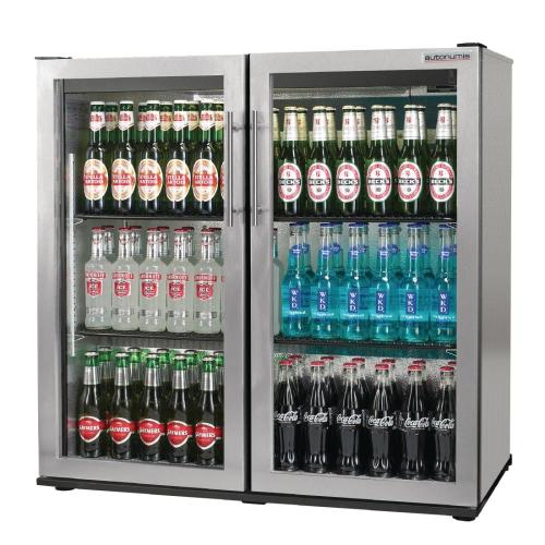 Autonumis Popular 2 Hinged Door Maxi Back Bar Cooler St/St Door/Cab (Direct)