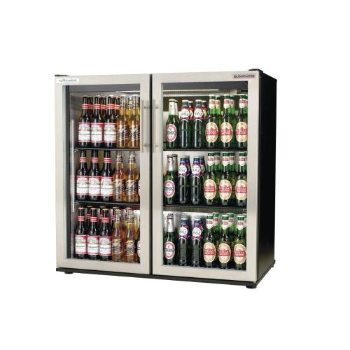 Autonumis EcoChill 2 Hinged Door 3ft Back Bar Cooler St/St Door/Blck Cab(Direct)