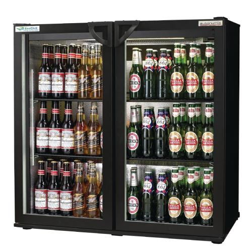 Autonumis EcoChill 2 Hinged Door Maxi Back Bar Cooler Black Door/Cab (Direct)