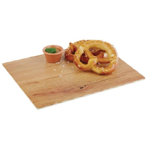 APS Oak Wood Effect Melamine Tray - GN 1/2