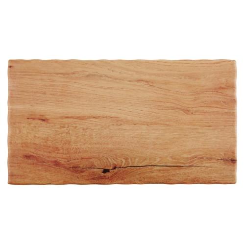 APS Oak Wood Effect Melamine Tray - GN 1/3