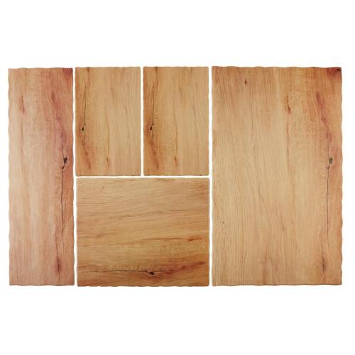 APS Oak Wood Effect Melamine Tray - GN 1/4 (B2B)