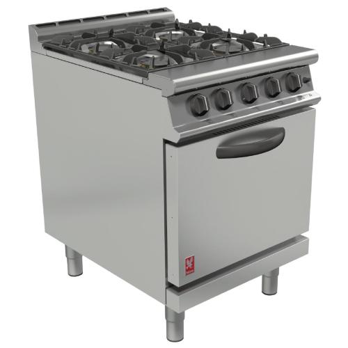 Falcon Dominator Plus 4 Burner Oven Range with Drop Down Door NAT (Direct)