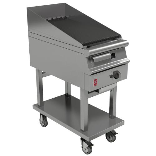 Falcon Dominator Plus 400mm Wide Chargrill on Mobile Stand NAT (Direct)