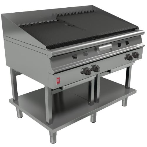 Falcon Dominator Plus 1200mm Wide Chargrill on Fixed Stand NAT (Direct)