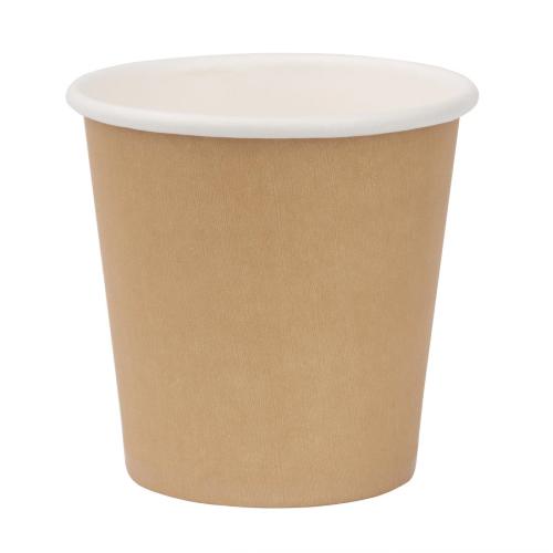 Fiesta Recyclable Hot Cup Single Wall Kraft 4oz (Sleeve 50)