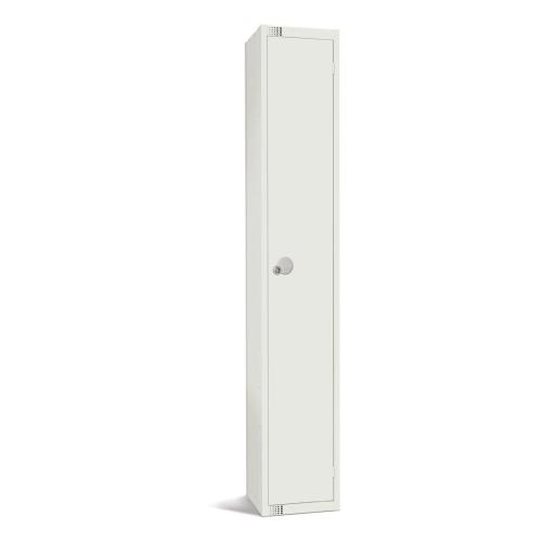 300mm Deep Locker 1 Door Combi Lock) White - 1800x300x300mm (Direct)