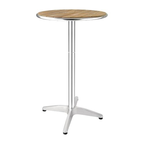 Bolero Ash Top Poseur Table - 600mm