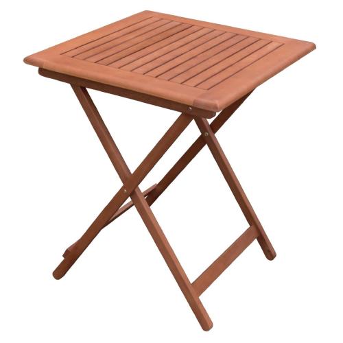 Bolero Square Wooden Folding Table - 600mm (Direct)