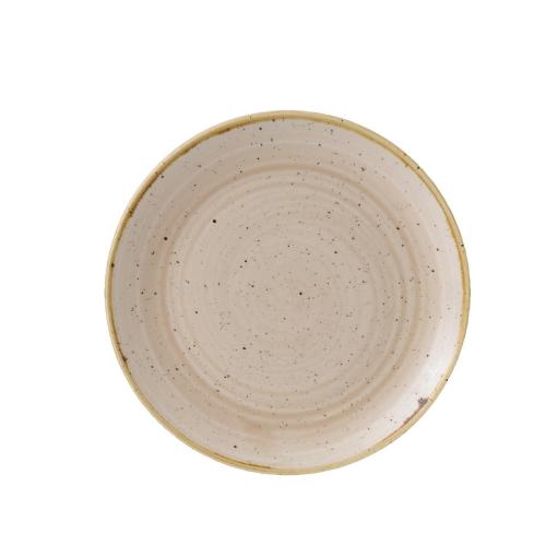 Stonecast Nutmeg Cream Evolve Coupe Plate 217mm 8 2/3" (Box 12)(Direct)