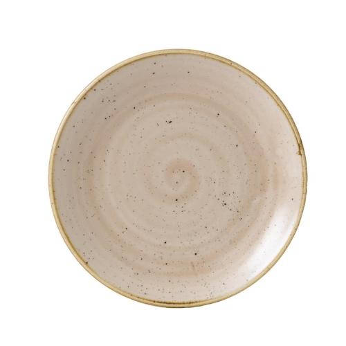 Stonecast Nutmeg Cream Evolve Coupe Plate 165mm 6 1/2" (Box 12)(Direct)