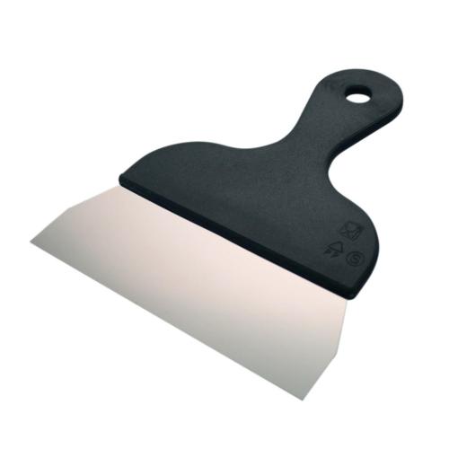 Schneider Stainless Steel Spatula 170mm with Black PP handle