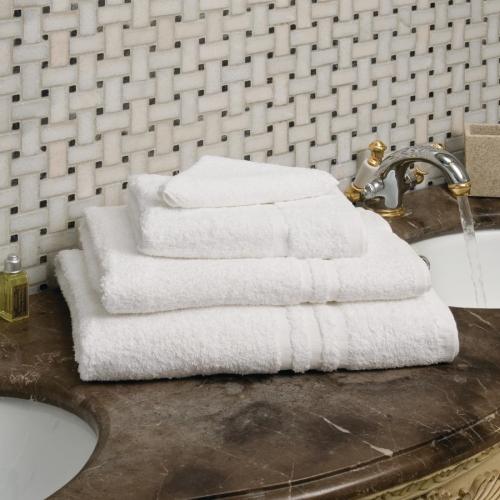 Essentials Capri Towels White - Bath Sheet - 100x150cm