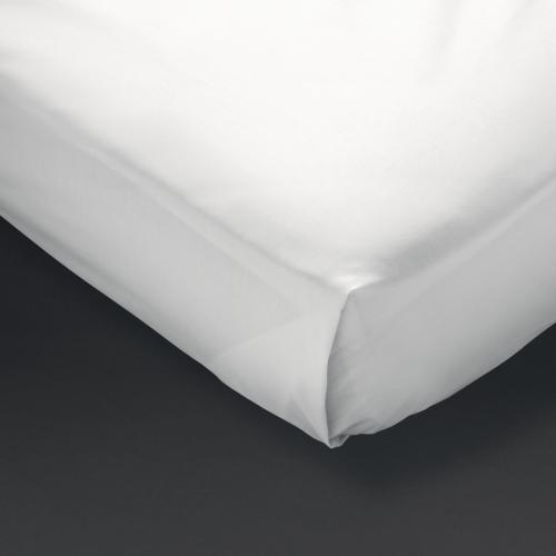 Comfort Percale Flat Sheet White - Single 180x265cm