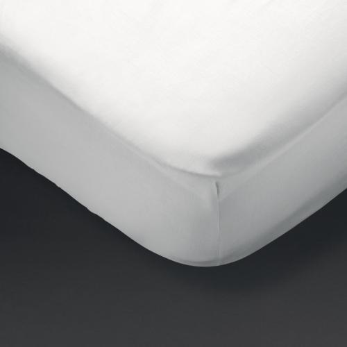 Essentials Pyramid Fitted Sheet White - Single - 93x196cm