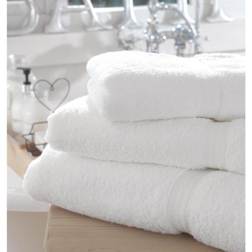 Comfort Riviera Towels White - Bath Sheet - 100x150cm