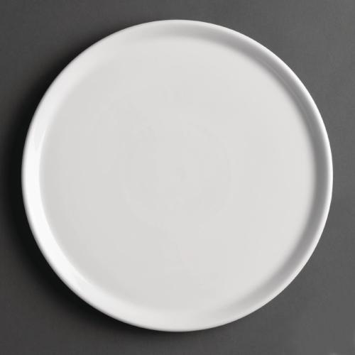 Royal Porcelain Classic Pizza Plate White - 255mm 10" (Box 12)