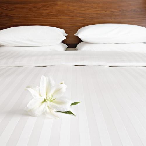 Comfort Satin/H Duvet Cvrs Open Oatmeal - Single 137x203cm