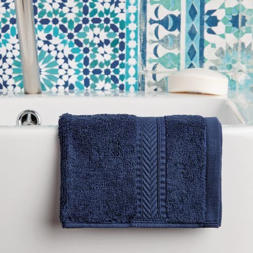 Essentials Nova/T Face Cloth Navy - 30x30cm (Pack of 10)