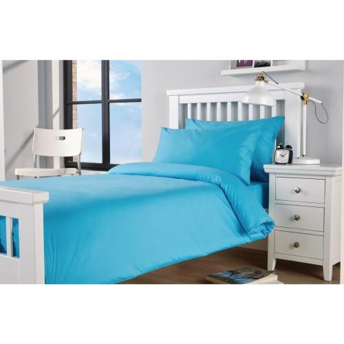 Essentials Spectrum Duvet Cvrs Turquoise - Single - 137x203cm