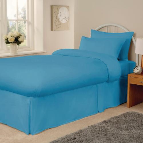 Essentials Spectrum Fitted Sht Turquoise - Bunk 75x190cm