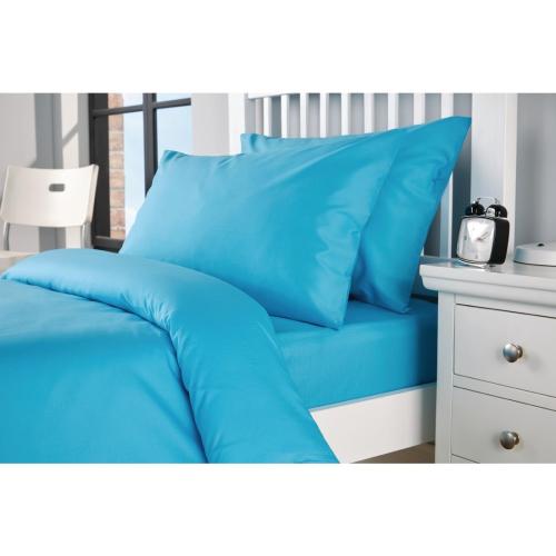 Essentials Spectrum Pillowcase Turquoise - Housewife 50x76cm (Pair)