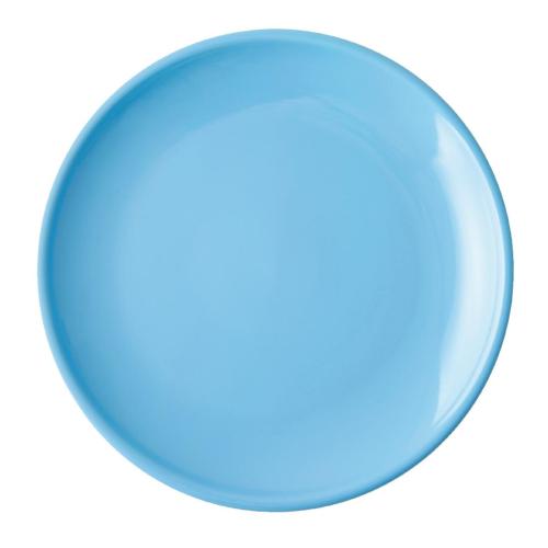 Olympia Cafe Coupe Plate Blue - 205mm 8" (Box 12)