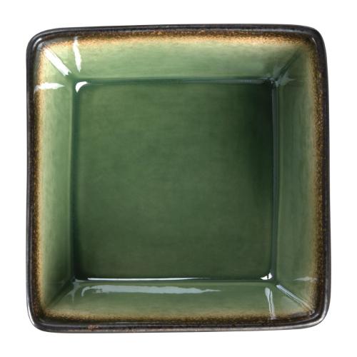 Olympia Nomi Green Tapas Square Bowl - 110x50mm 4.3x2" 342ml 12oz (Box 6)