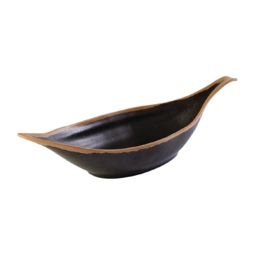 APS Crocker Leaf Bowl - 420x140mm Brown (B2B)