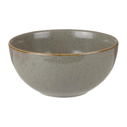 Churchill Stonecast Peppercorn Grey Soup Bowl - 132x63mm 16oz (Box 12) (Direct)