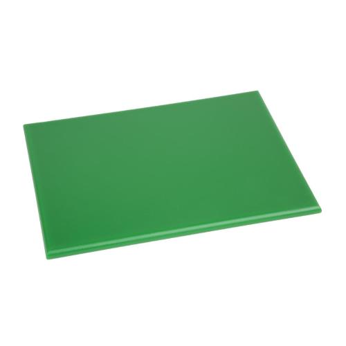 Hygiplas High Density Chopping Board Small Green - 229x305x12mm