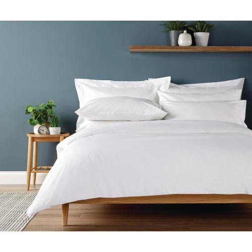 Eco Linen - Duvet Covers Open White - Single - 147x213cm