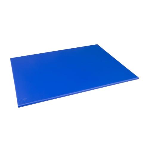 Hygiplas High Density Chopping Board Blue - 600x450x12mm 23.5x17.75x0.5"