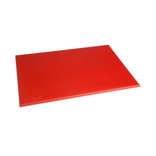 Hygiplas High Density Chopping Board Red - 450x300x12mm 17.75x12x0.5"