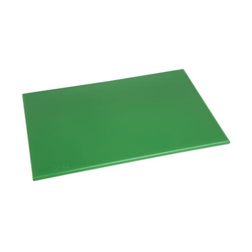 Hygiplas High Density Chopping Board Green - 450x300x12mm 17.75x12x0.5"