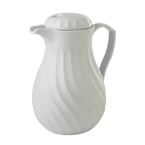 Connoisserve Insulated Swirl Jug White - 1.8Ltr 64oz