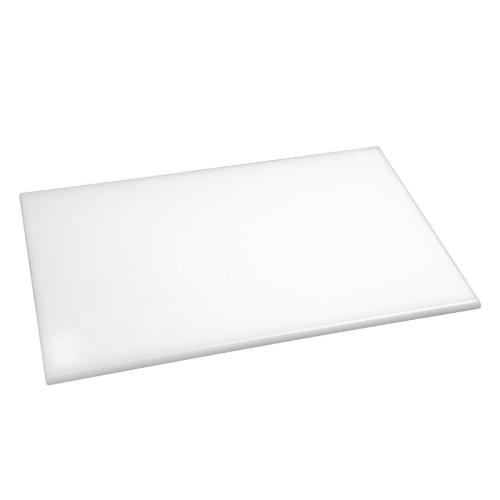 Hygiplas High Density Chopping Board White - 450x300x12mm 17 3/4x12x1/2"