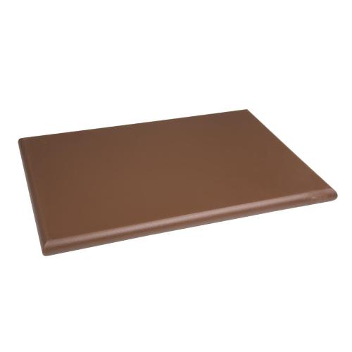 Hygiplas High Density Chopping Board Brown - 18x12x1"