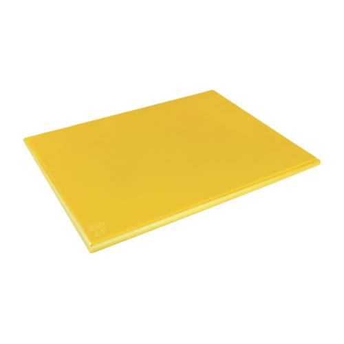 Hygiplas High Density Chopping Board Yellow - 24x18x1"