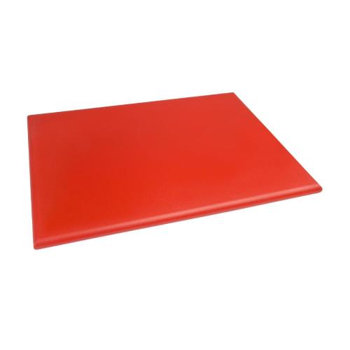 Hygiplas High Density Chopping Board Red - 24x18x1"