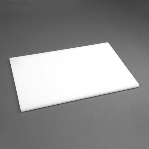 Hygiplas Low Density Chopping Board White - 450x300x10mm 17 3/4x12"