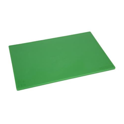 Hygiplas Low Density Chopping Board Green - 450x300x10mm 17 3/4x12"