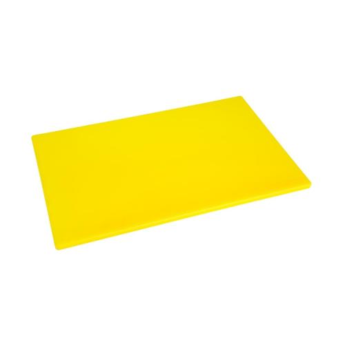 Hygiplas Low Density Chopping Board Yellow - 450x300x10mm 17 3/4x12"