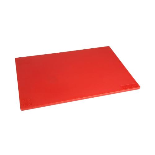 Hygiplas Low Density Chopping Board Red - 450x300x10mm 17 3/4x12"