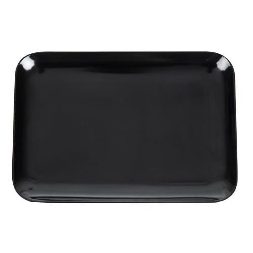 Tray Melamine Black - 20x29cm