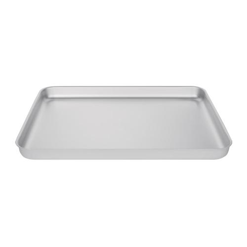 Vogue Bakewell Pan Aluminium - 470x355x40mm 18 1/2x14x1/2"