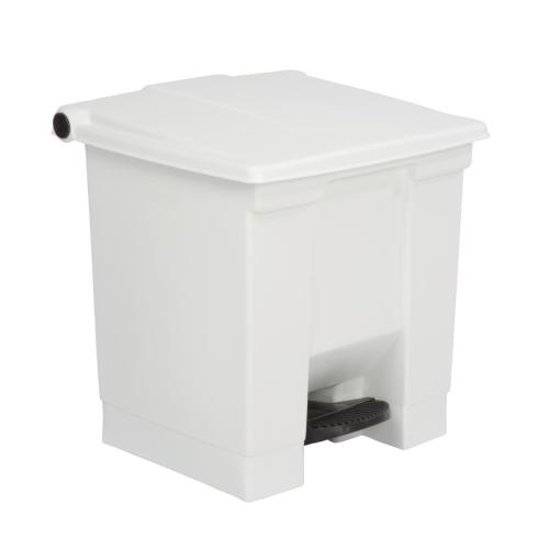 Rubbermaid Step-On Container White - 30.5Ltr