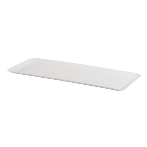 Rectangular Tray White - 22.5cm